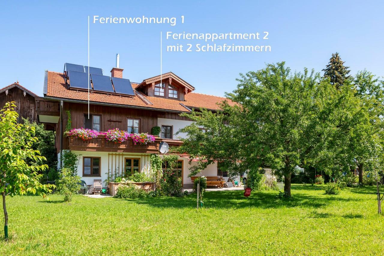 Zaisslhaeusl Hof Ferienwohnungen Übersee Eksteriør bilde