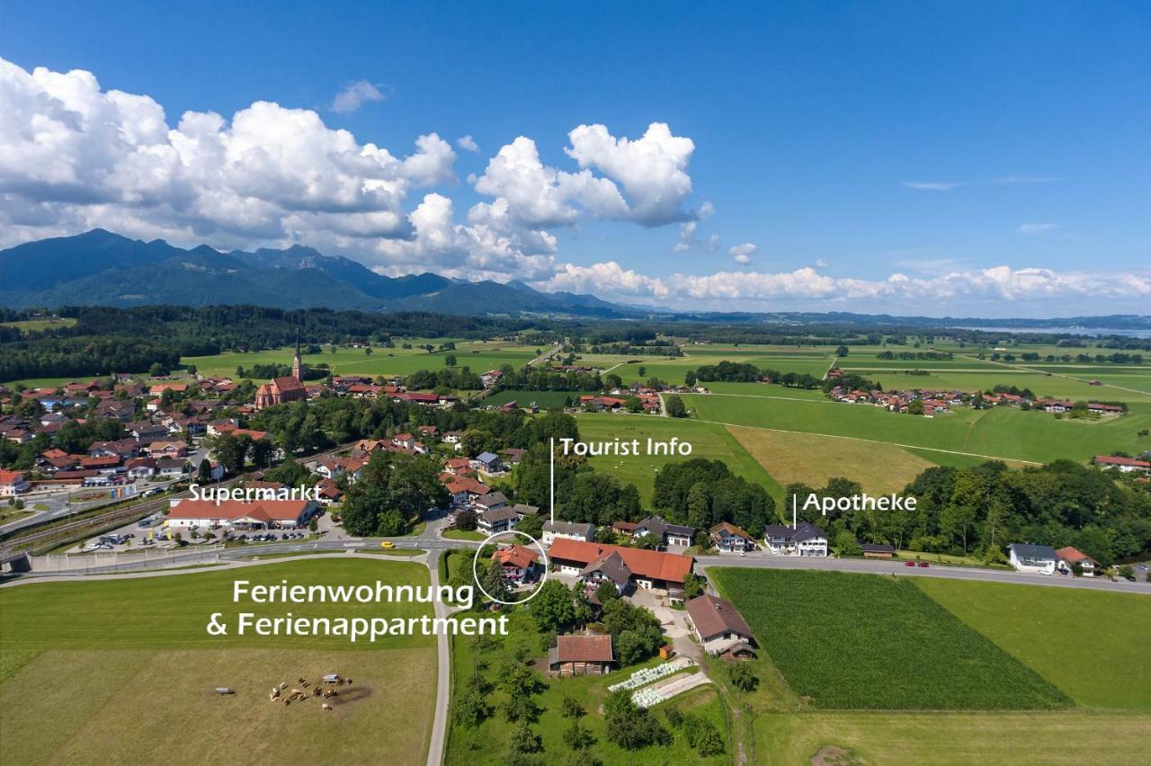 Zaisslhaeusl Hof Ferienwohnungen Übersee Eksteriør bilde